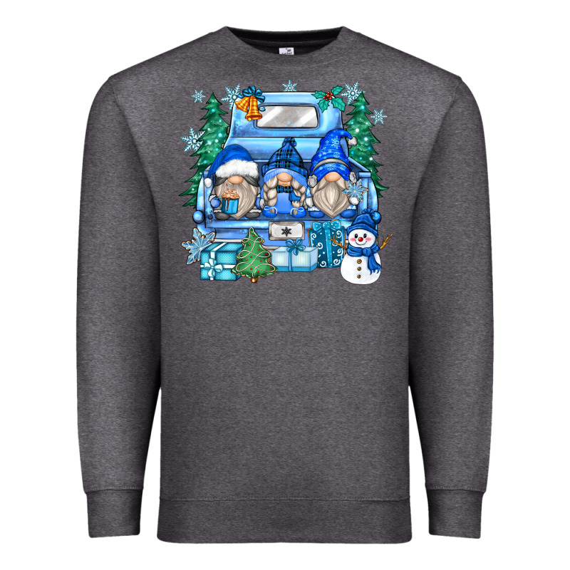 Snowman Gnome Truck Premium Sweatshirt by Zillion Design Studio | Teevron
