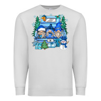 Dove Grey snowman gnome truck Premium Sweatshirt - Zillion Design Studio