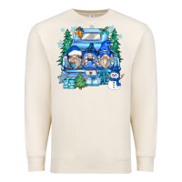 Sandshell snowman gnome truck Premium Sweatshirt - Zillion Design Studio