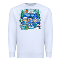 White snowman gnome truck Premium Sweatshirt - Zillion Design Studio