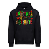 Black christmas spirit activate Urban Hoodie - AdoDesignShop