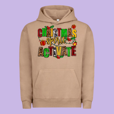 Christmas Spirit Activate Urban Hoodie Designed By Adodesignshop