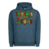 Pigment Midnight Navy christmas spirit activate Urban Hoodie - AdoDesignShop