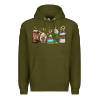Army Green san judas coffee Premium Hoodie - JahusDesignShop