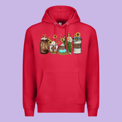 San Judas Coffee Premium Hoodie Designed By Jahusdesignshop
