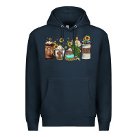 Navy san judas coffee Premium Hoodie - JahusDesignShop