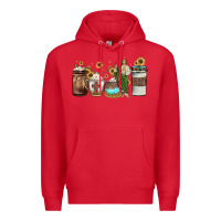 Red san judas coffee Premium Hoodie - JahusDesignShop