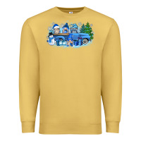 Antique Gold snow gnome truck Premium Sweatshirt - Zillion Design Studio