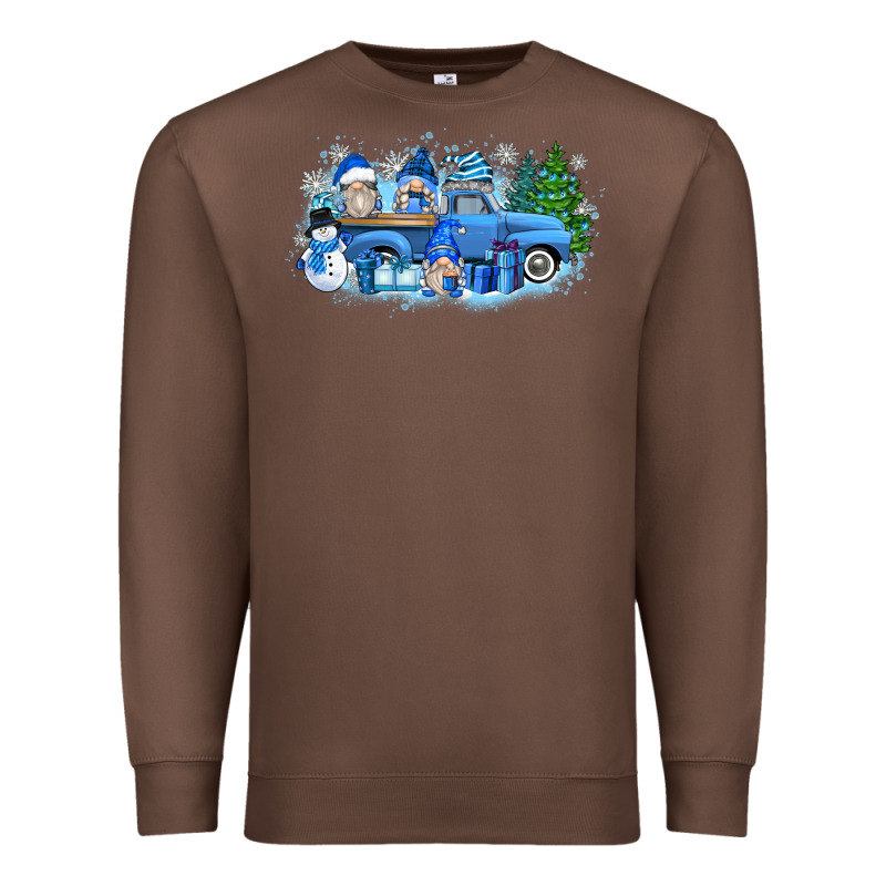 Snow Gnome Truck Premium Sweatshirt by Zillion Design Studio | Teevron