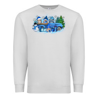 Dove Grey snow gnome truck Premium Sweatshirt - Zillion Design Studio