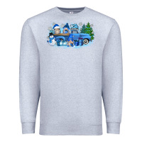 Heather Grey snow gnome truck Premium Sweatshirt - Zillion Design Studio