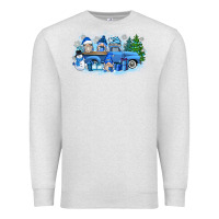 Oatmeal Heather snow gnome truck Premium Sweatshirt - Zillion Design Studio