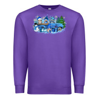 Purple snow gnome truck Premium Sweatshirt - Zillion Design Studio