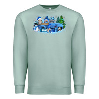 Seafoam snow gnome truck Premium Sweatshirt - Zillion Design Studio