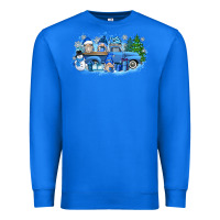 True Royal snow gnome truck Premium Sweatshirt - Zillion Design Studio