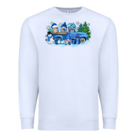White snow gnome truck Premium Sweatshirt - Zillion Design Studio