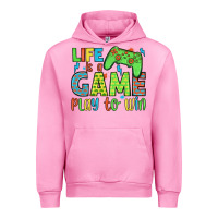 Fuchsia Pink life is a game play to win Urban Hoodie - JahusDesignShop