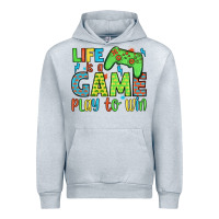 Heather Grey life is a game play to win Urban Hoodie - JahusDesignShop