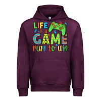 Mauve Wine life is a game play to win Urban Hoodie - JahusDesignShop
