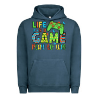 Pigment Midnight Navy life is a game play to win Urban Hoodie - JahusDesignShop