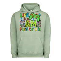 Pigment Oil Green life is a game play to win Urban Hoodie - JahusDesignShop