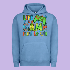 Life Is A Game Play To Win Urban Hoodie Designed By Jahusdesignshop