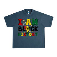 Midnight Navy i am black history Urban Heavy Tee - Artiststas