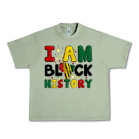 Oil Green i am black history Urban Heavy Tee - Artiststas