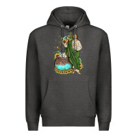 Charcoal Heather san judas coffee cup sunflower Premium Hoodie - JahusDesignShop