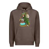 Coffee san judas coffee cup sunflower Premium Hoodie - JahusDesignShop