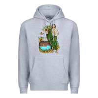Heather Grey san judas coffee cup sunflower Premium Hoodie - JahusDesignShop