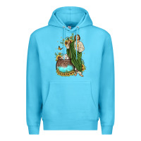 Ocean Blue san judas coffee cup sunflower Premium Hoodie - JahusDesignShop