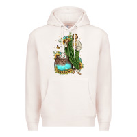 Pale Pink san judas coffee cup sunflower Premium Hoodie - JahusDesignShop