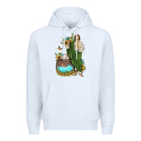 White san judas coffee cup sunflower Premium Hoodie - JahusDesignShop