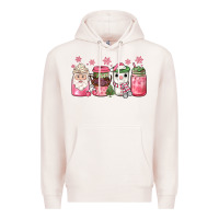 Pale Pink pink Christmas coffee Premium Hoodie - JahusDesignShop