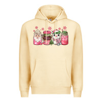 Pina Colada pink Christmas coffee Premium Hoodie - JahusDesignShop