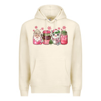 Tofu pink Christmas coffee Premium Hoodie - JahusDesignShop