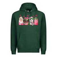 Sports Green pink Christmas coffee Premium Hoodie - JahusDesignShop