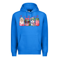 True Royal pink Christmas coffee Premium Hoodie - JahusDesignShop