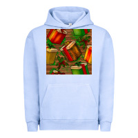 Pigment Grape Ice christmas gift box seamless pattern Urban Hoodie - BundleAndBundleShop