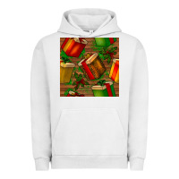Pigment Lunar Rock christmas gift box seamless pattern Urban Hoodie - BundleAndBundleShop