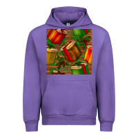 Christmas Gift Box Seamless Pattern Urban Hoodie | Teevron