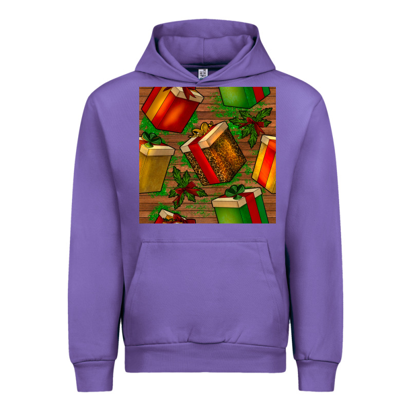 Christmas Gift Box Seamless Pattern Urban Hoodie by BundleAndBundleShop | Teevron