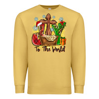 Antique Gold joy to the world Premium Sweatshirt - Zillion Design Studio
