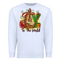 White joy to the world Premium Sweatshirt - Zillion Design Studio