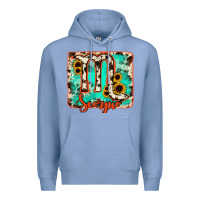 Colony Blue Scorpio turquoise cowhide Premium Hoodie - RanaPortraitStore