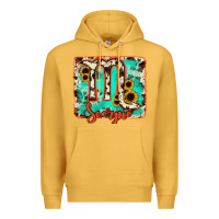 Mustard Scorpio turquoise cowhide Premium Hoodie - RanaPortraitStore