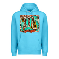Ocean Blue Scorpio turquoise cowhide Premium Hoodie - RanaPortraitStore
