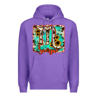 Purple Scorpio turquoise cowhide Premium Hoodie - RanaPortraitStore