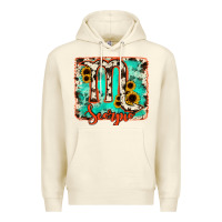 Sandshell Scorpio turquoise cowhide Premium Hoodie - RanaPortraitStore
